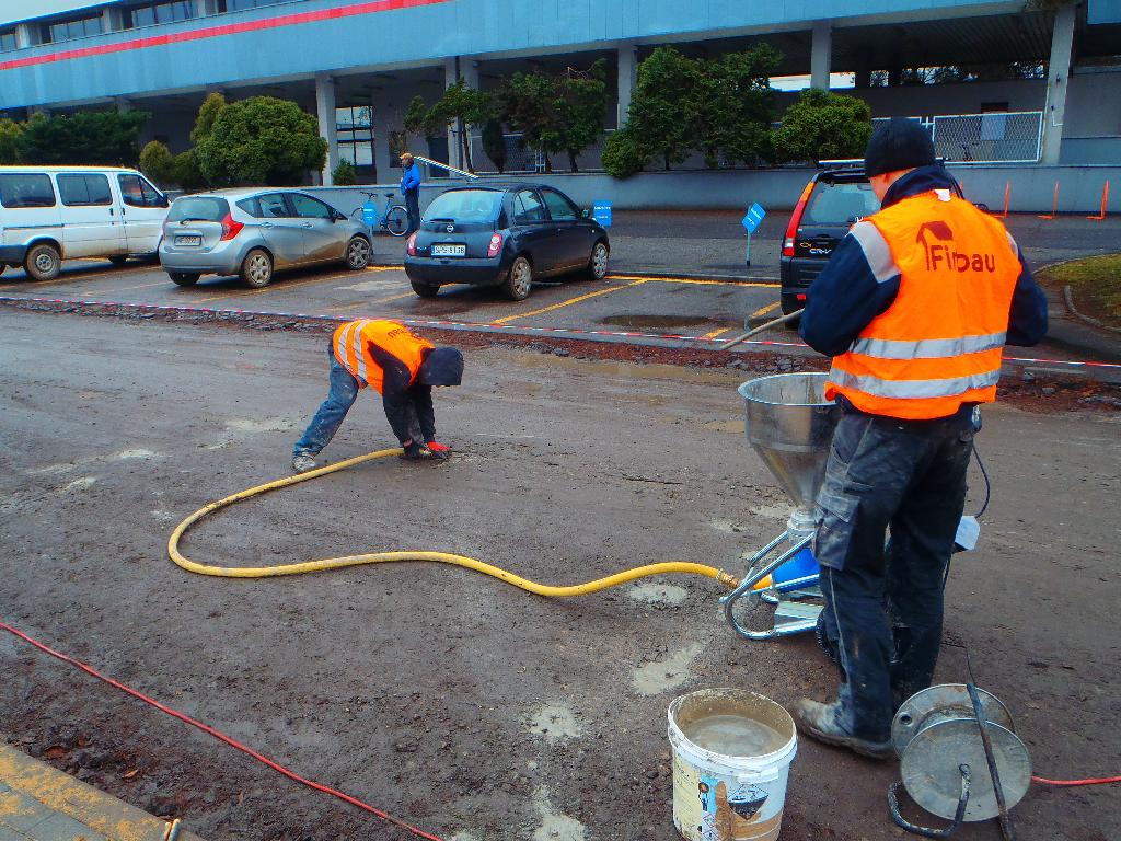 WYPEŁNIANIE PUSTEK METODĄ INIEKCJI CIŚNIOWEJ W PODŁOGACH ŚCIANACH, Pruchna, śląskie