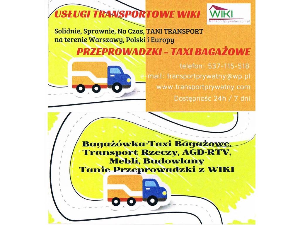 Taxi bagażowe, przeprowadzki, usługi transportowe, przewóz towarów , Warszawa, mazowieckie