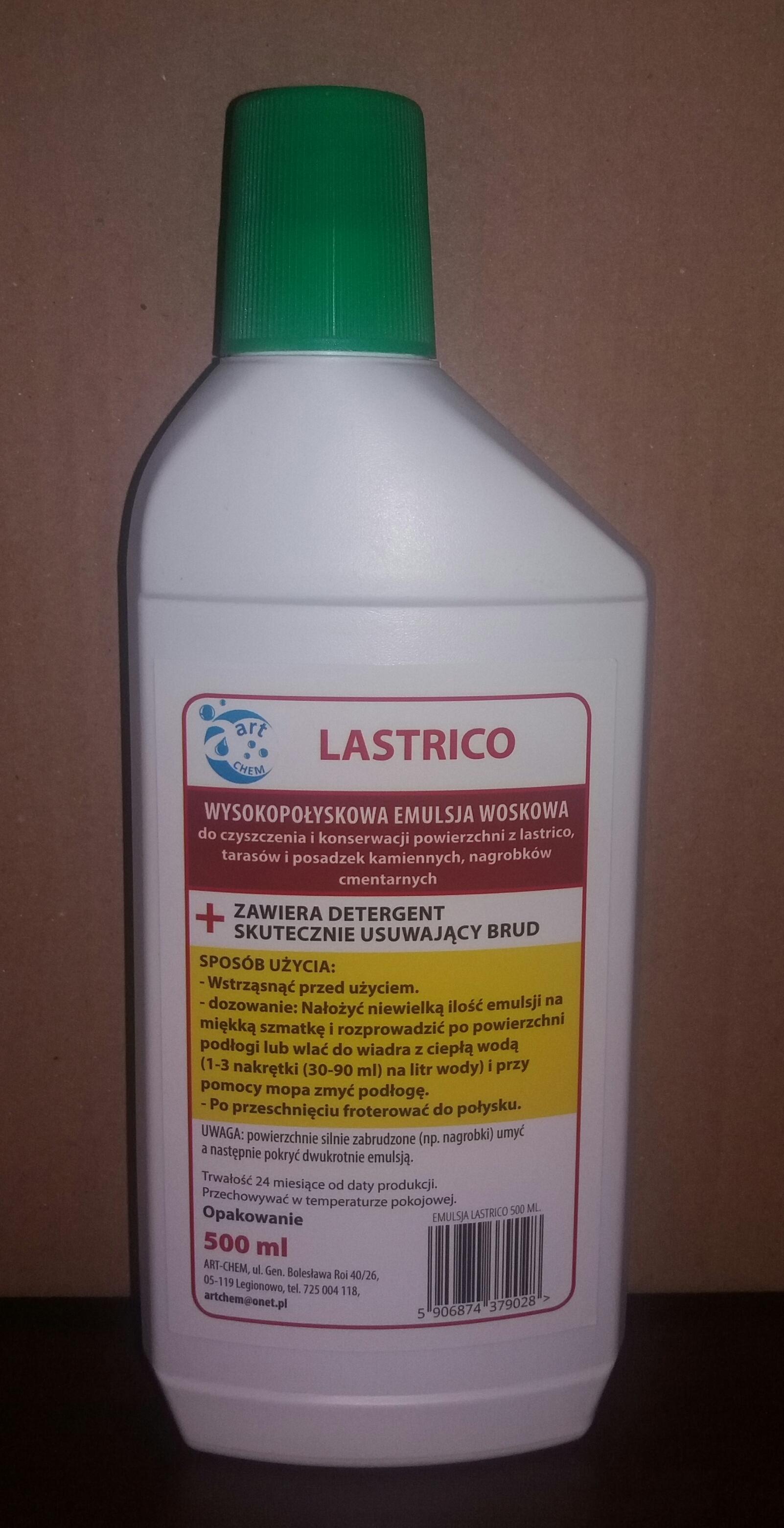 Emulsja woskowa LASTRICO 500 ml.