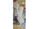"Węże wodne" wg Gustav Klimt; kopia, olej na płótnie