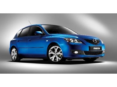 Mazda 3 1.6 16V 1-3 dni 100 zł doba, 4-7 80 zł doba. - kliknij, aby powiększyć