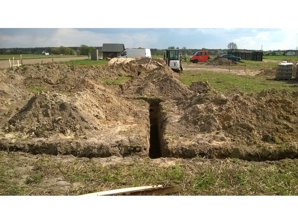 Usługi minikoparką, przeciski, prace ziemne, wykopy, Łuków, lubelskie