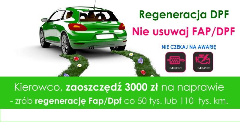 Regeneracja filtrów cząstek stałych - mercedes Nr.1 w Polsce