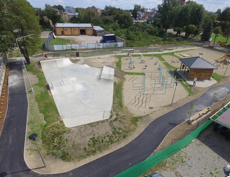 Skatepark Przemyśl po zakończeniu prac etap 2