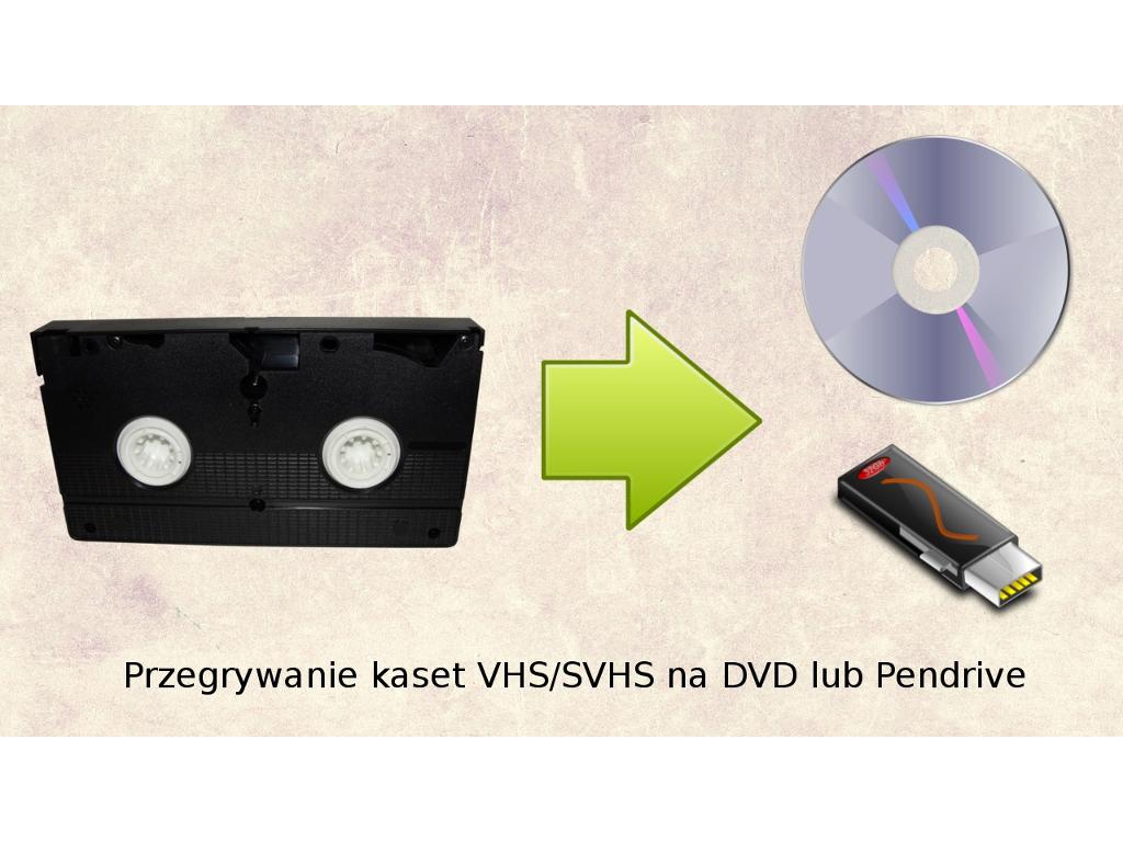 Przegrywanie kaset VHS na DVD lub pendrive, skanowanie zdjęć, slajdw, Rogoźnik, śląskie