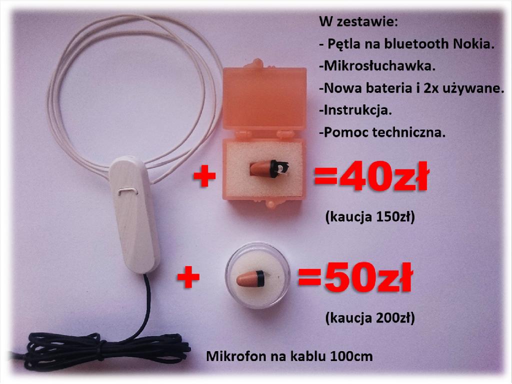 Mikrosłuchawka Lublin wynajem Nokia Bluetooth NaNo mniejsza o 30% , lubelskie