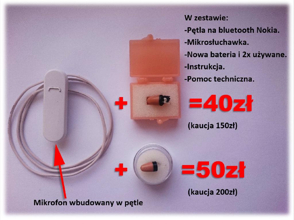 Mikrosłuchawka RZESZÓW wynajem BLUETOOTH Nokia NaNo   30zł, podkarpackie