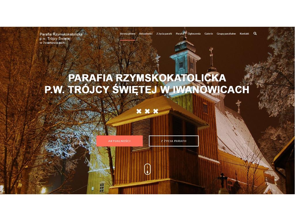 Przykładowa realizacja - parafiaiwanowice.pl