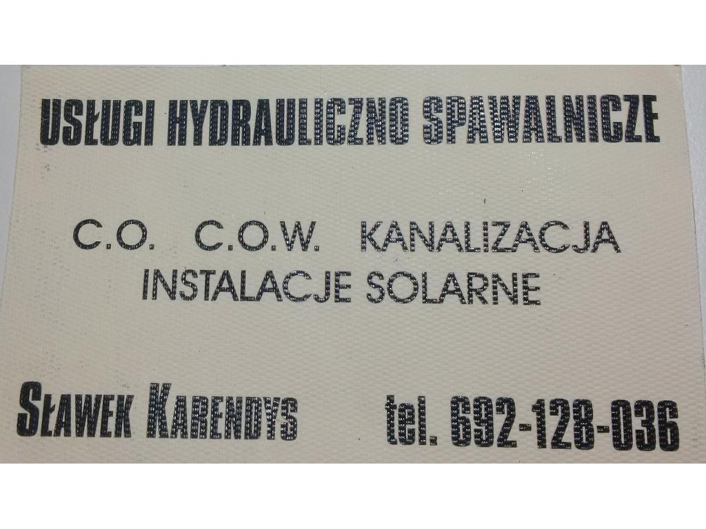 Sławek Karendys Usługi hydrauliczno-spawalnicze, kanalizacja, C.O., Kosów Lacki, mazowieckie