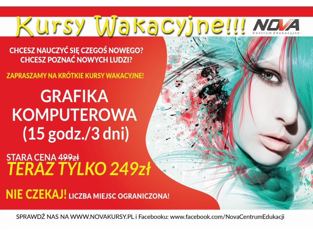 Grafika komputerowa - KURS WAKACYJNY, Poznań, wielkopolskie
