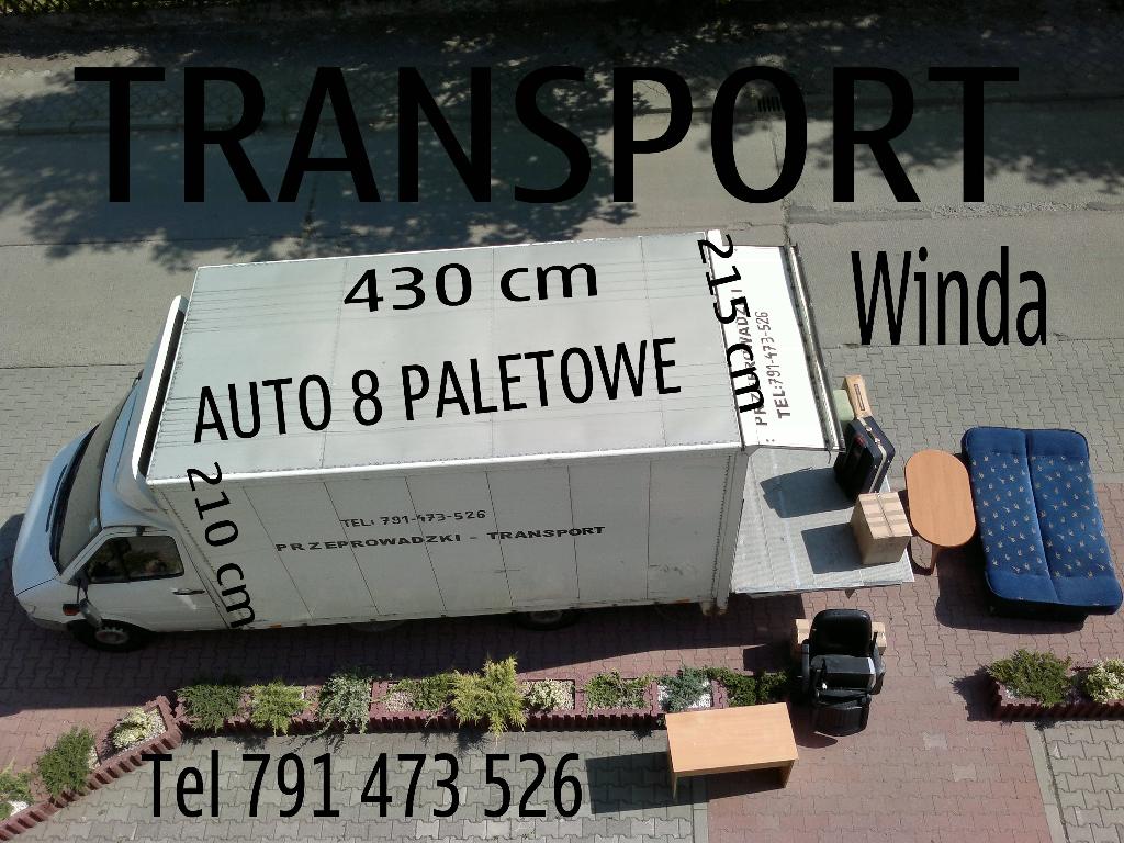 TEL 791 473 526 tani transport palet mebli pianin Wrocław auto z windą, dolnośląskie