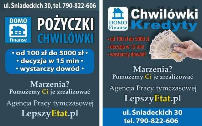 Pożyczki dla nowych i stałych Klientów! , Bydgoszcz, kujawsko-pomorskie