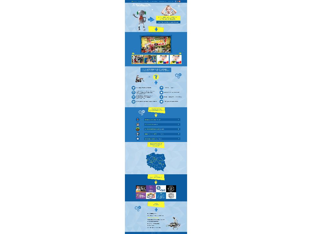 layout strony internetowej