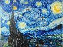 "Gwiaździsta noc" wg Vincent van Gogh kopia, olej na płótnie
