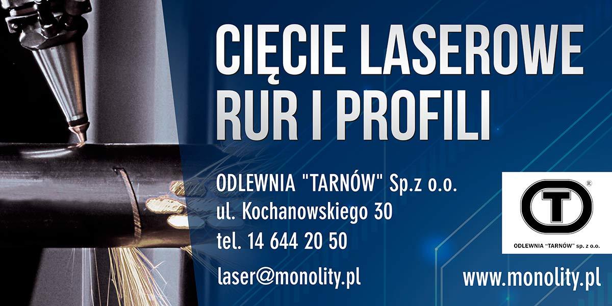 Cięcie laserowe rur i profili, Tarnów, małopolskie