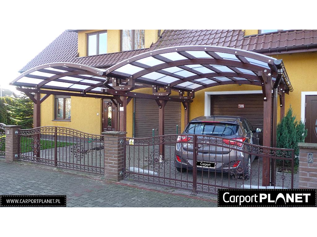 Drewniane Wiaty Garażowe Samochodowe Carport 