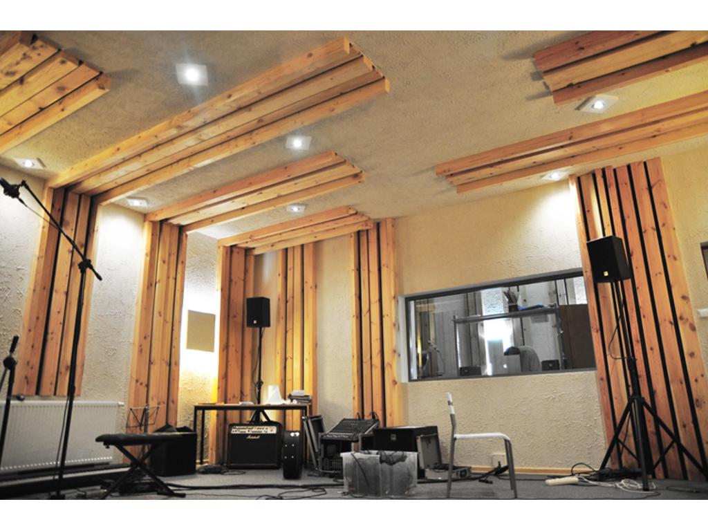 projekt akustyki wnętrz studia nagrań w Lędzinach