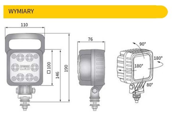 Lampa dokowa LED