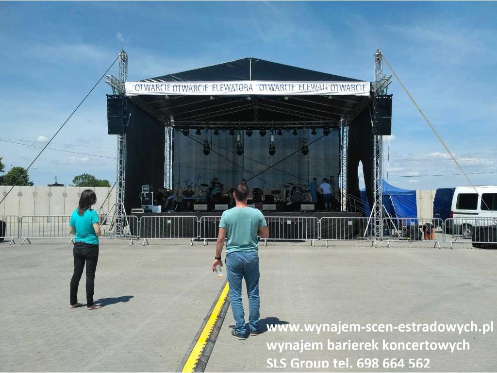 Wynajem scen, nagłośnienia, oświetlenia, barierek ochronnych, Warszawa, Lublin, Radom, Rzeszów, Puławy, Ryki, mazowieckie