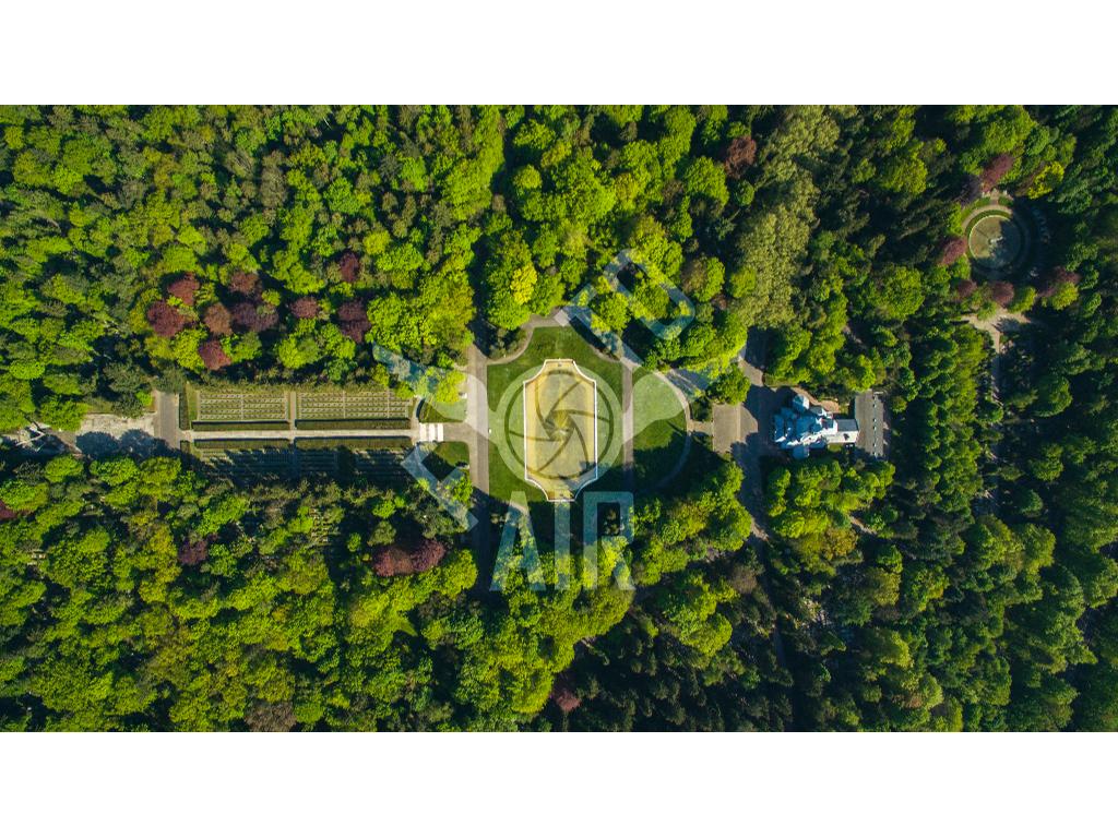 Fotografia z powietrza - Cmentarz Centralny
