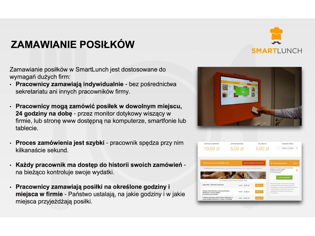 Zamawianie posiłków