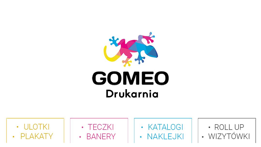 Drukarnia Gomeo / ulotki, wizytówki, katalogi, projekty graficzne, Kraków, małopolskie