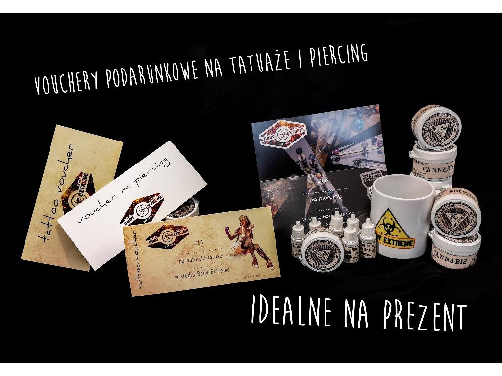 Voucher na tatuaż lub piercing Legnica