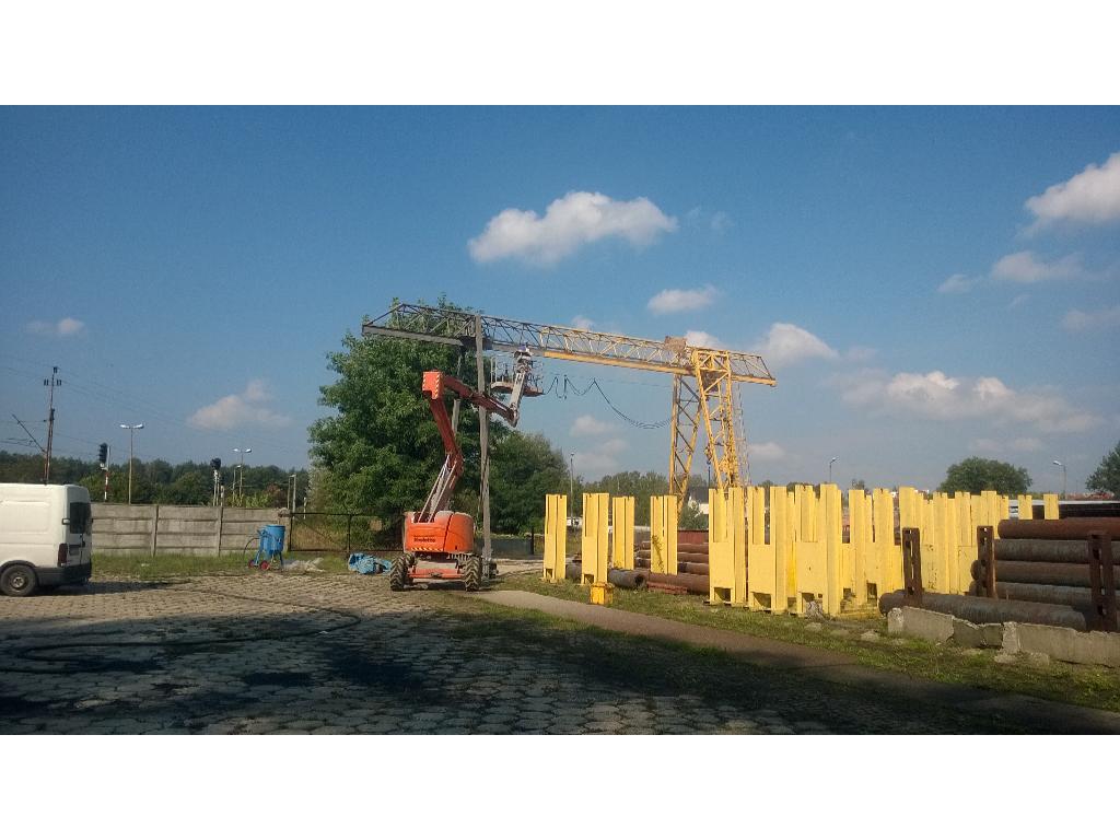 Piaskowanie i malowanie suwnicy