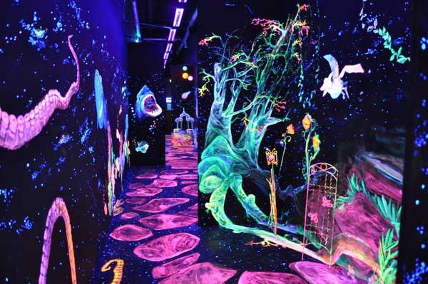 Malarstwo ścienne - 3d chromdepth