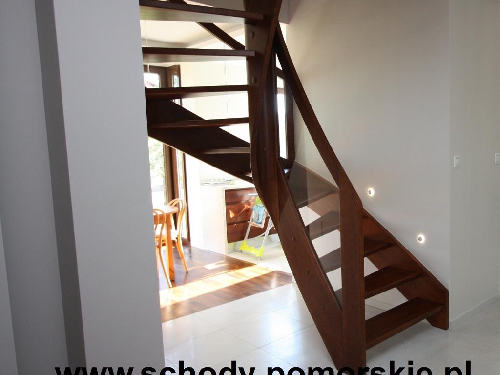 Schody na beton, schody z drewna,nowoczesne schody,schody ze szklem., Sscody dęboweiwice, pomorskie