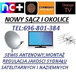 Montaż i ustawianie anten TV SAT i DVB - T, Nowy Sącz, małopolskie