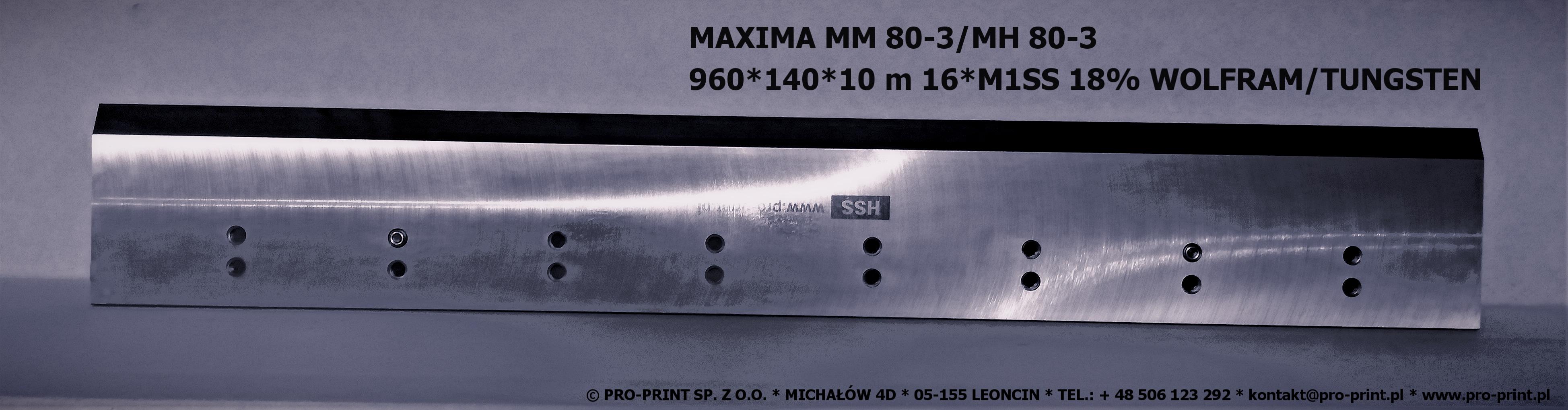 MAXIMA MM - 80 - 3 nóż HSS