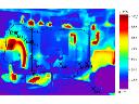 Obraz termowizyjny kotła
