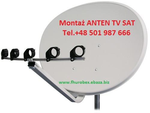 Montaż,ustawianie anten,instalacje TV SAT,Chojnów, dolnośląskie