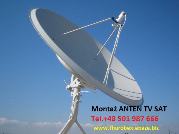 Montaż anten,ustawienie anteny,telewizja na kartę,trwam,DVB-T, Konotop, lubuskie