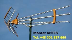 Montaż anten,ustawienie anteny,telewizja na kartę,trwam,DVB-T, Konotop, lubuskie