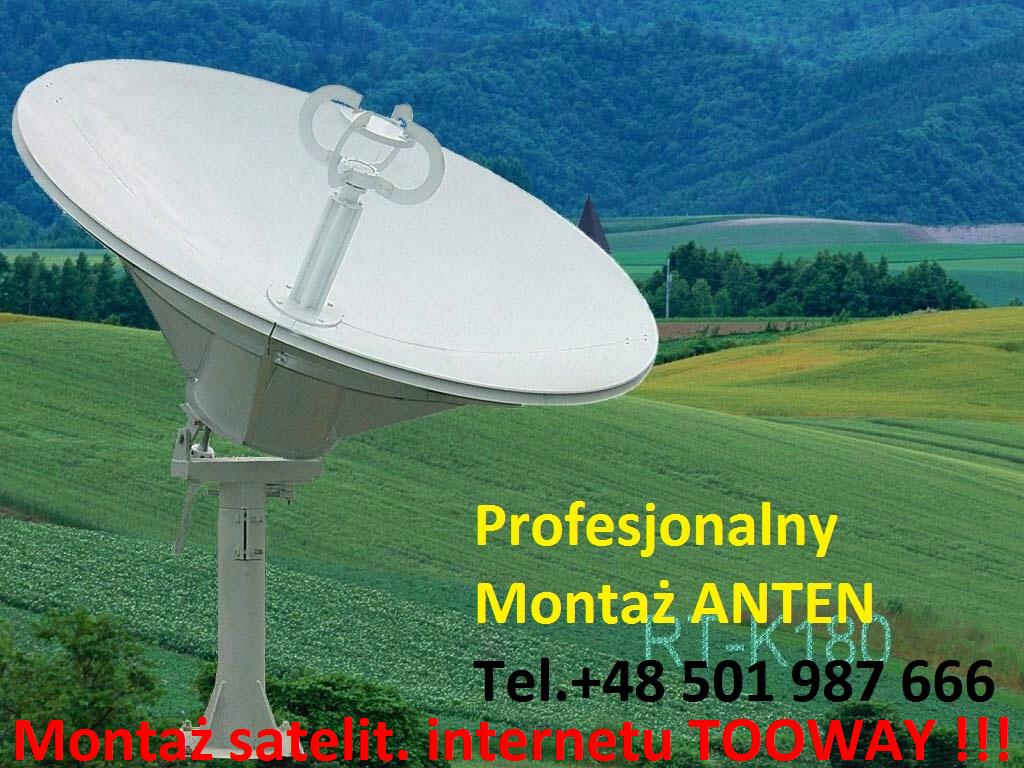 Montaż anten,NC+,Polsat Cyfrowy,telewizja naziemna DVB-T Chocianów, dolnośląskie
