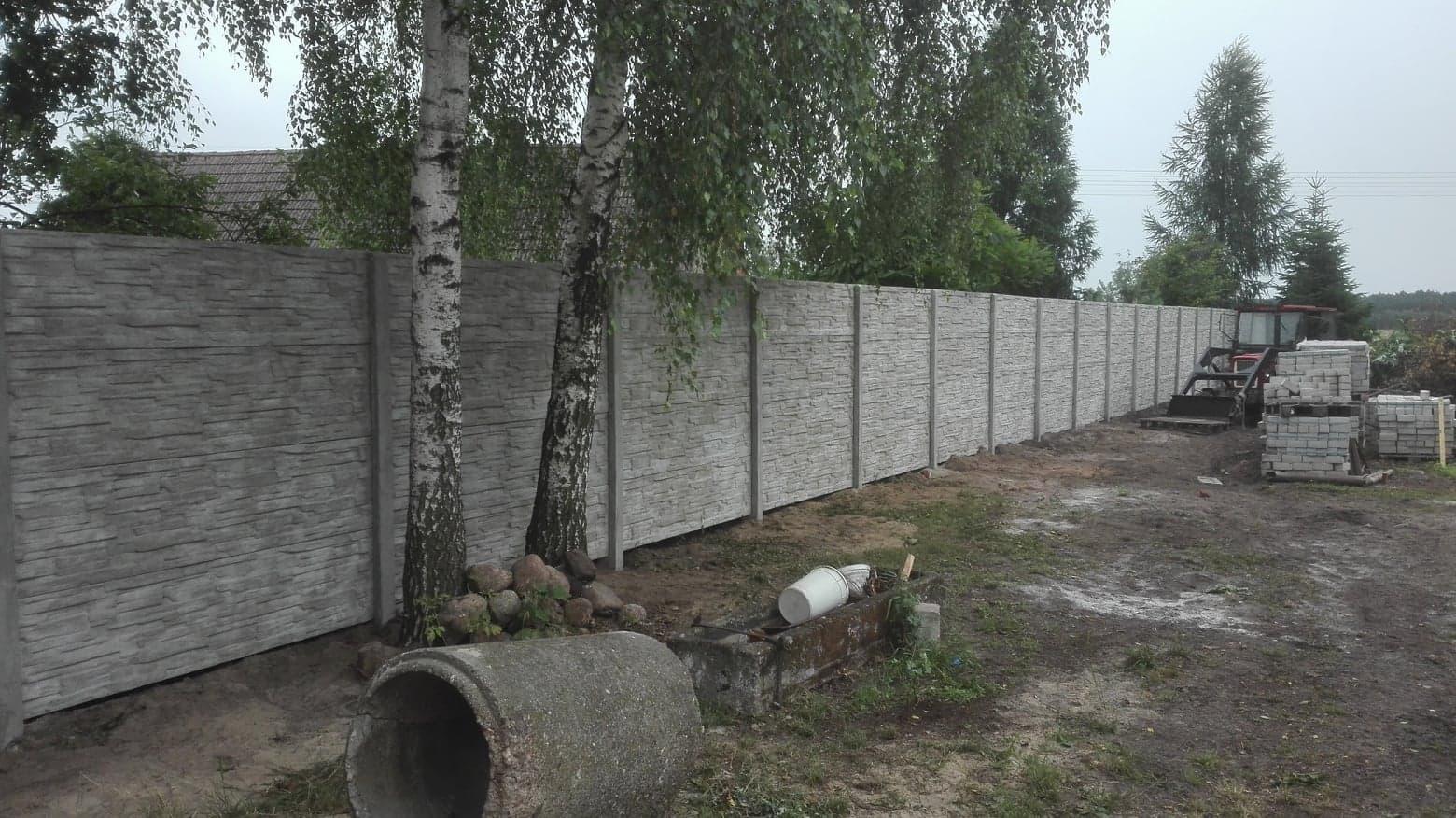 Produkcja montaż ogrodzenia betonowe, Wtórek, wielkopolskie