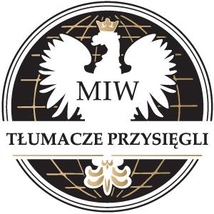 Tłumaczenia wykonane przez Biuro tłumaczeń MIW, Warszawa, mazowieckie