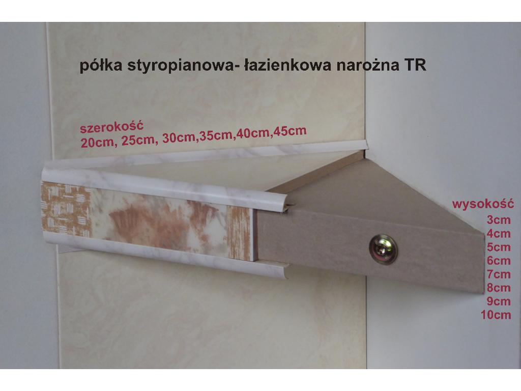 Półki styropianowe, łazienkowe budowlane, stelaż, Koszalin, zachodniopomorskie