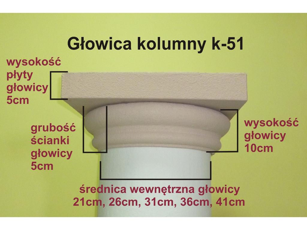 Głowice, ozdoby na kolumny  ze styropianu, sztukateria, Koszalin, zachodniopomorskie