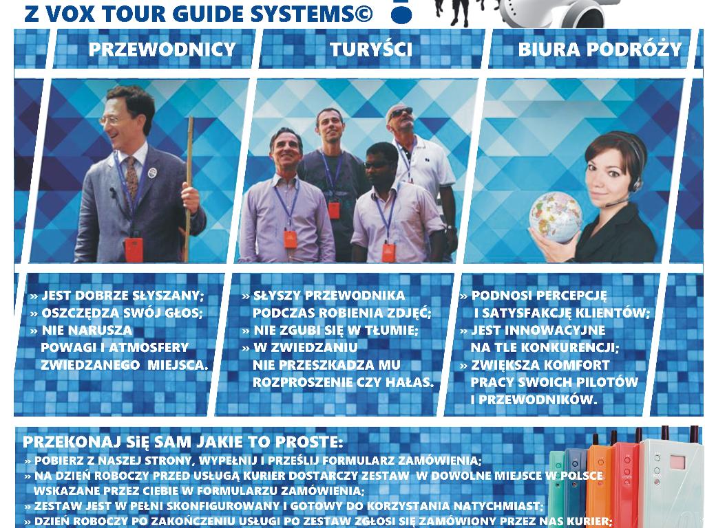 VOX Tour Guide System, Krzeszowice, małopolskie