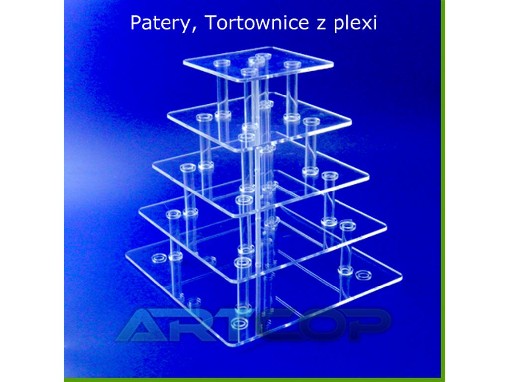 Stojak z plexi na TORT, Tortownica, Patera na muffiny babeczki ciastka, Warszawa, mazowieckie