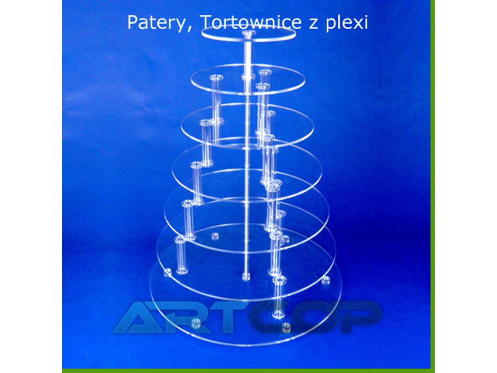 Stojak z plexi na TORT, Tortownica, Patera na muffiny babeczki ciastka, Warszawa, mazowieckie