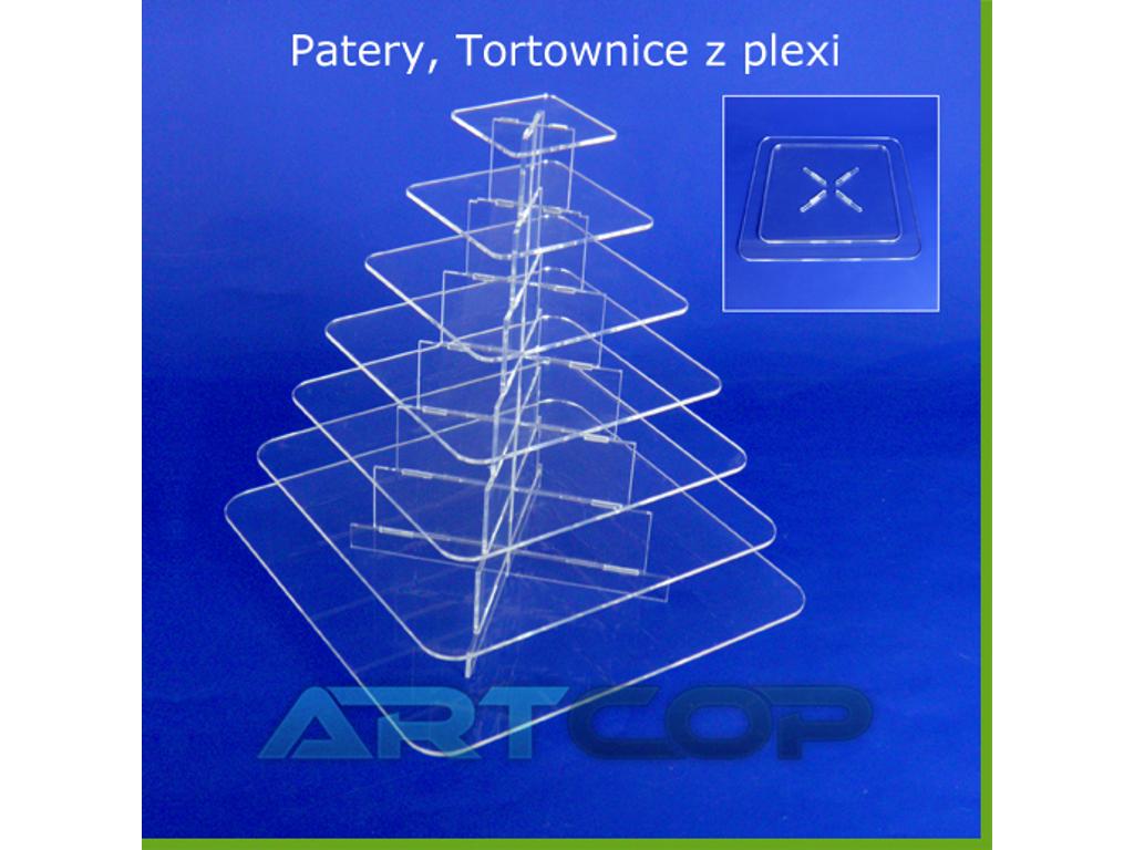 Stojak z plexi na TORT, Tortownica, Patera na muffiny babeczki ciastka, Warszawa, mazowieckie