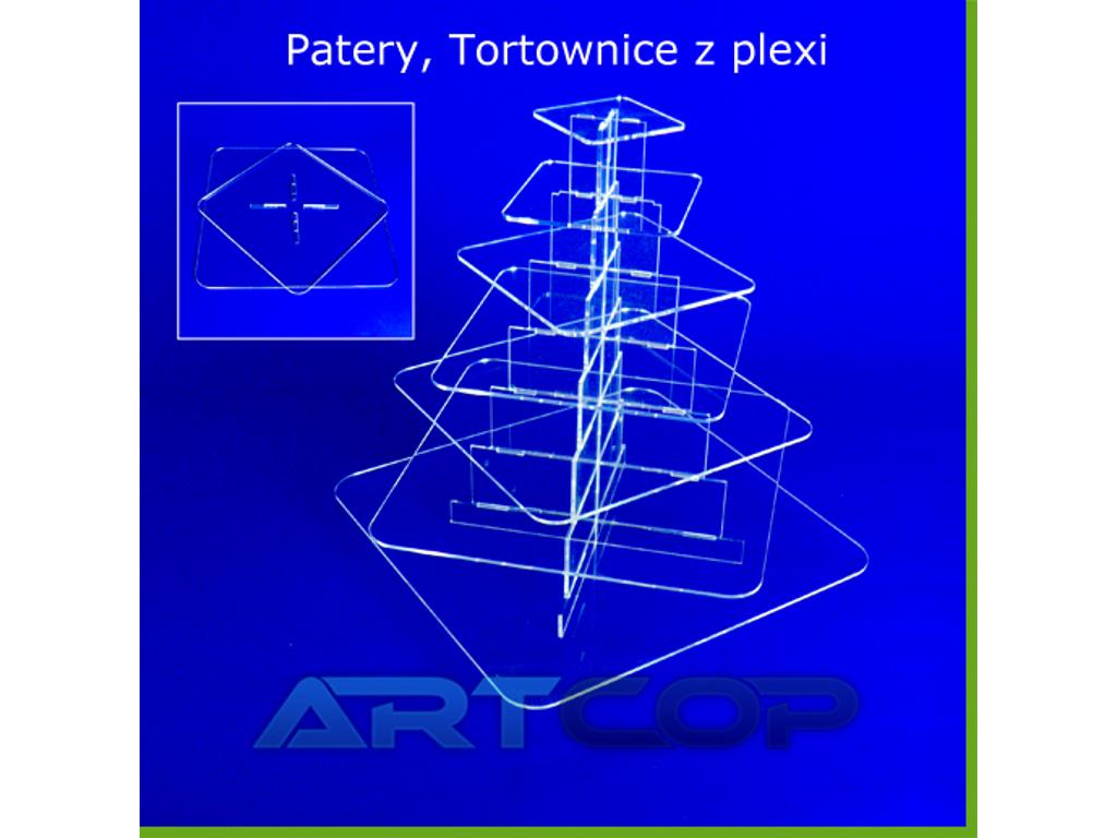 Stojak z plexi na TORT, Tortownica, Patera na muffiny babeczki ciastka, Warszawa, mazowieckie