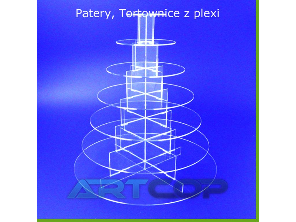 Stojak z plexi na TORT, Tortownica, Patera na muffiny babeczki ciastka, Warszawa, mazowieckie
