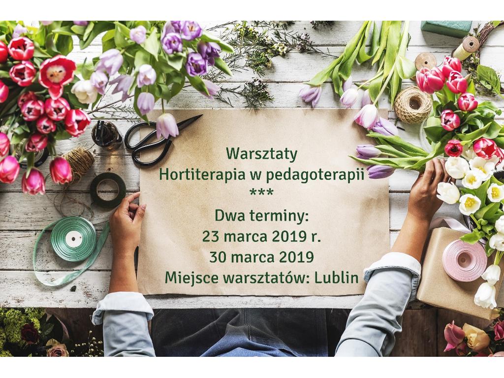 Warsztaty: Hortiterapia w pedagoterapii, Lublin, lubelskie