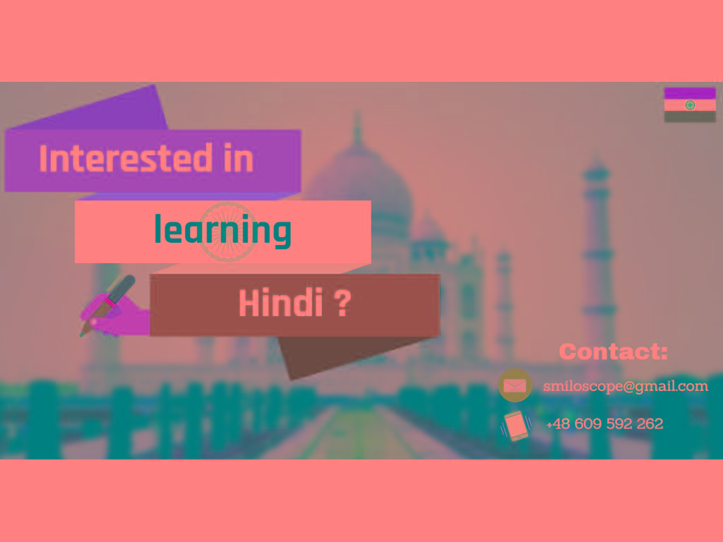 Nauka języka Hindi + Angielskiego 
