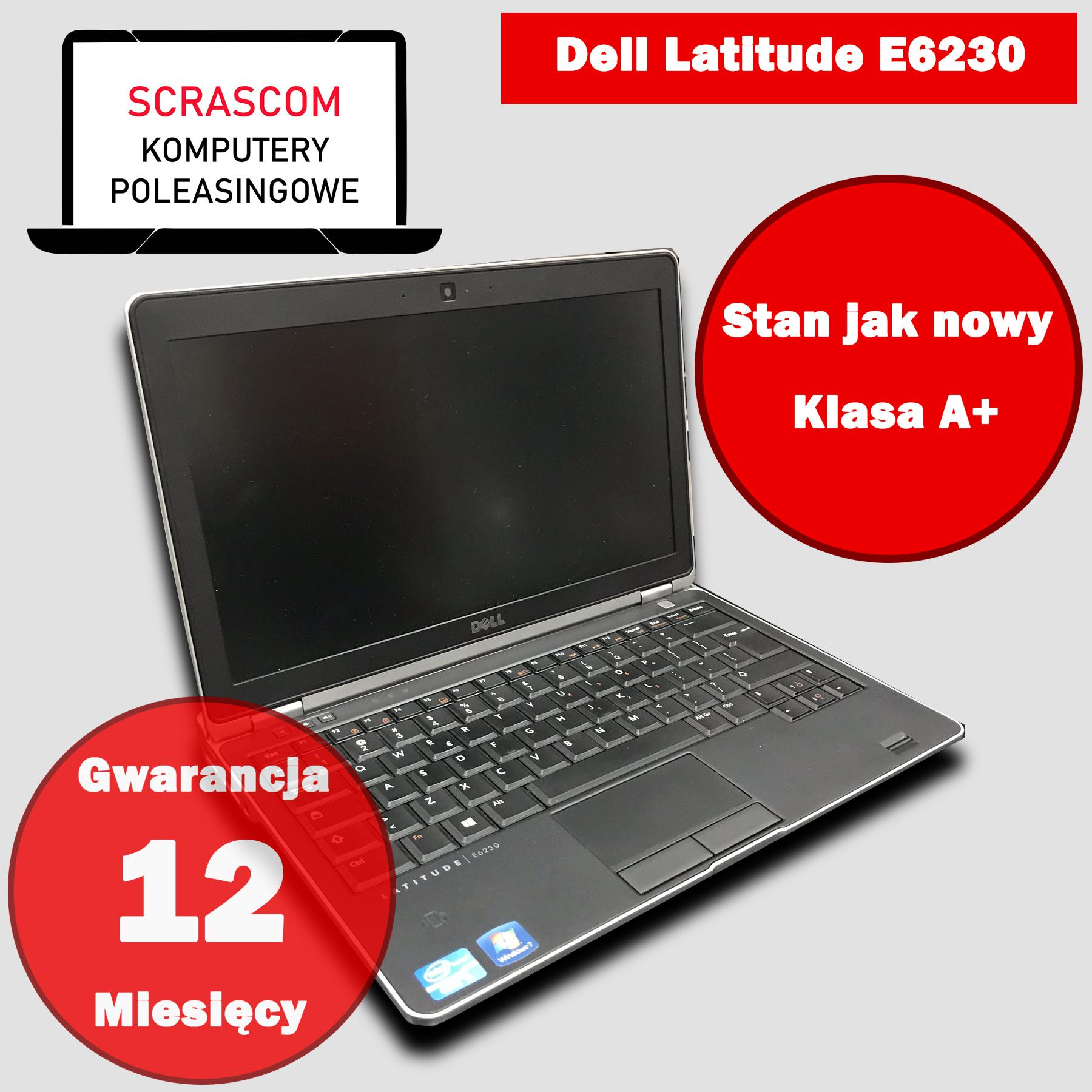 Laptop Dell Latitude e6230 i5 4GB 120GB SSD Windows 900zł
